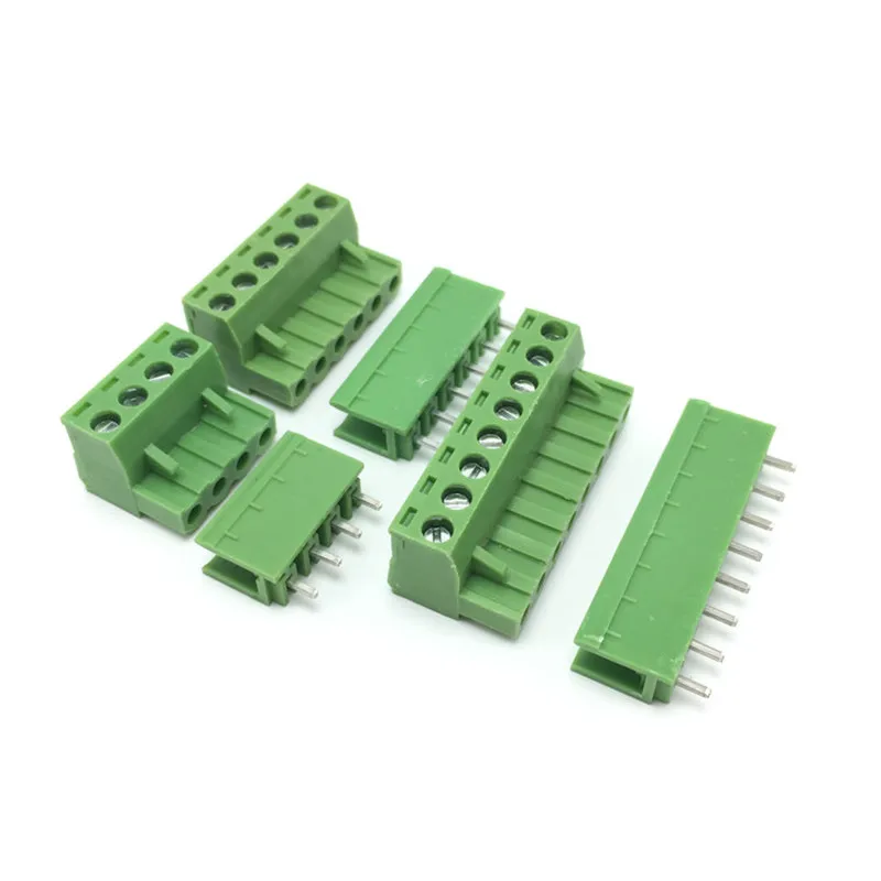 5 комплектов 08 мм 2/3/4/5/6/7/8/10P винтовой штекер клеммный блок PCB 2EDGK 2EDGV открытый