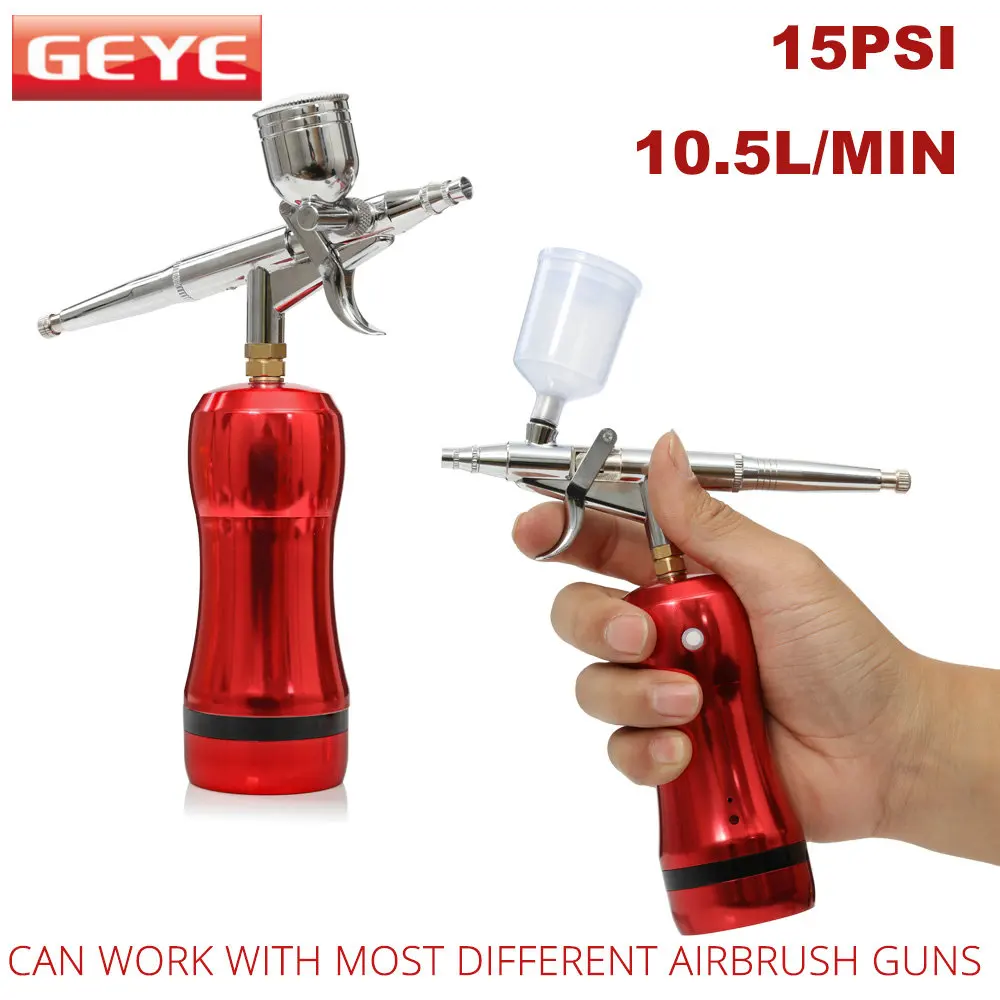 GEYE body air brush compressor kit для макияжа | Инструменты