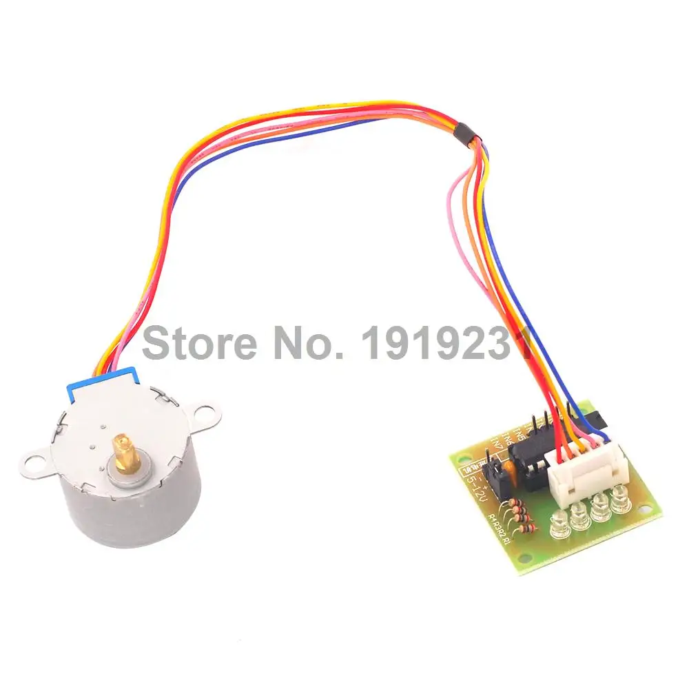 1 комплект умная электроника 28BYJ-48 5V 4 фазы постоянного тока редукторный шаговый