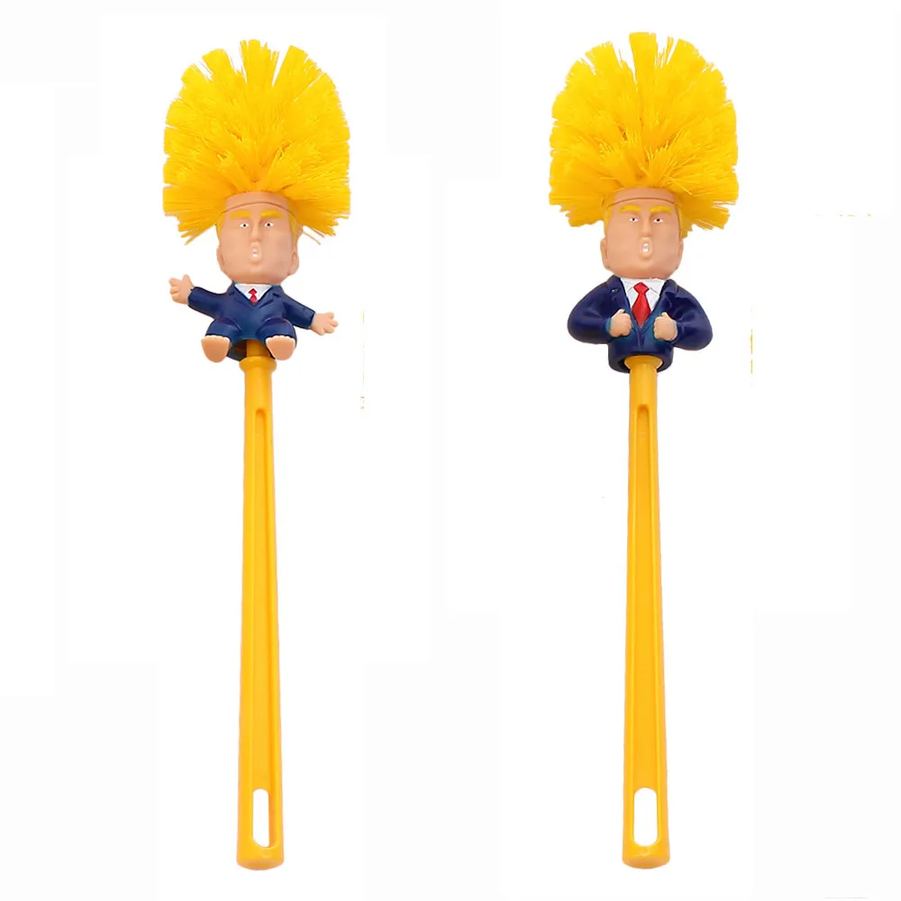 

Donald Trump Brush Toilet Funny Supplies Bathroom Cleaning Tools WC