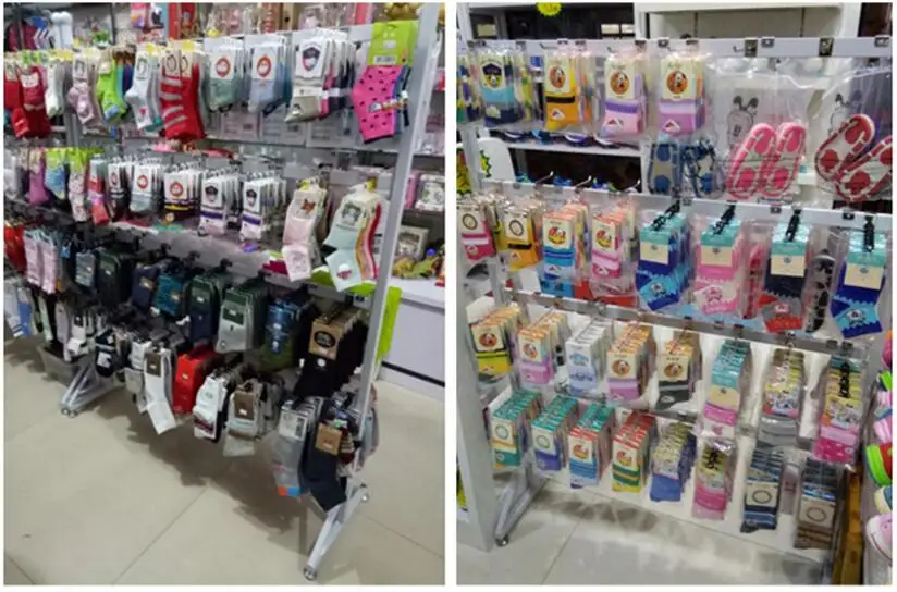 

Socks shelf display stand in the island shelf multi-functional floor underwear gloves supermarket accessories mobile phone shell