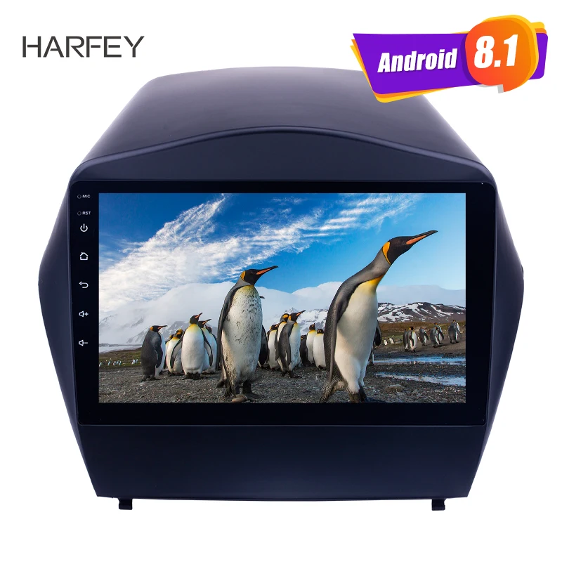 Harfey 9 &quotHD сенсорный экран Android 8 1 радио для 2009 2010 2011-2015 Hyundai IX35 с GPS Sat Nav Bluetooth WIFI USB 1080P