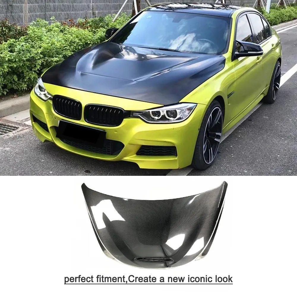 Автомобильный спортивный капот из углеродного волокна крышка двигателя для BMW 3 4