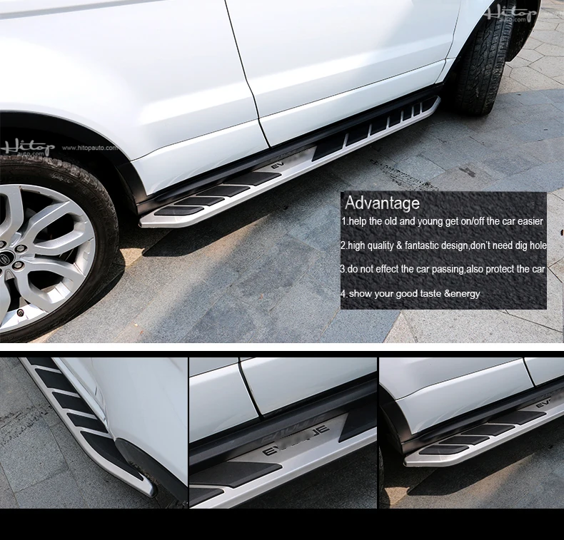 Горячее предложение для Range Rover Evoque innovate side step bar/running board/foot board, "SRX66" Модель, горячая Распродажа, низкая прибыль, 2011