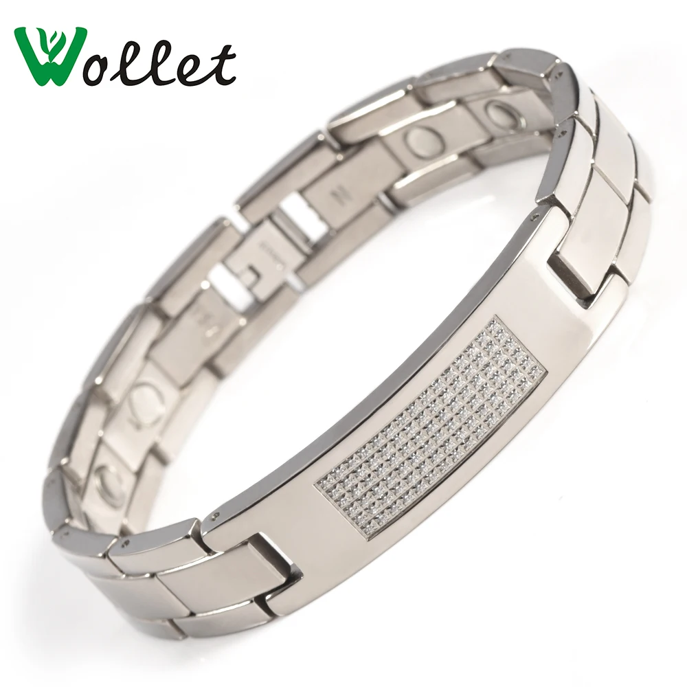 

health benefits energy bangle titanium magnetic bracelet