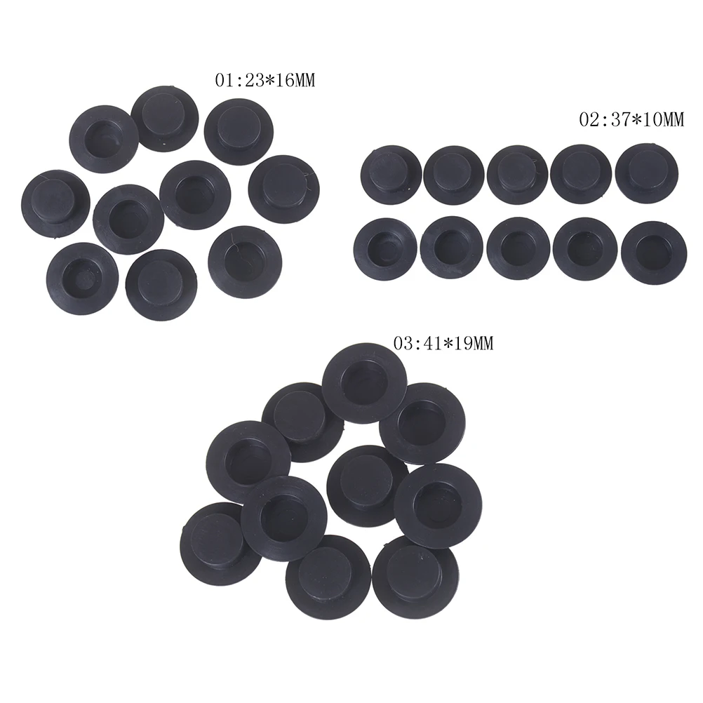 

10 Pcs Cute Cap The Mini Clown Hat Black Plastic Small Cap Doll Ornament DIY Accessories Craft Decoration