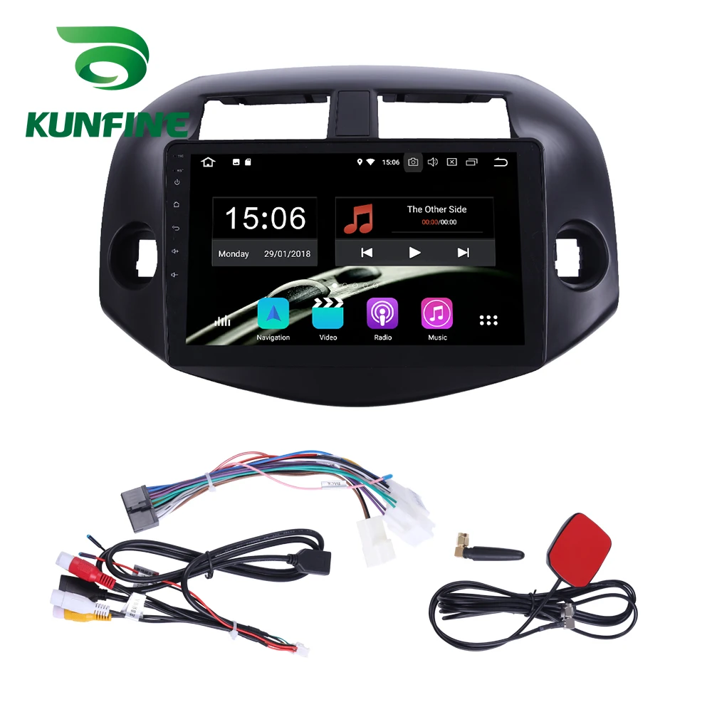 Perfect Android 9.0 Ram 4G Rom 64G PX6 Cortex A72 Car DVD GPS Multimedia Player Car Stereo For Toyota RAV4 2009-2012 Radio Headunit 5