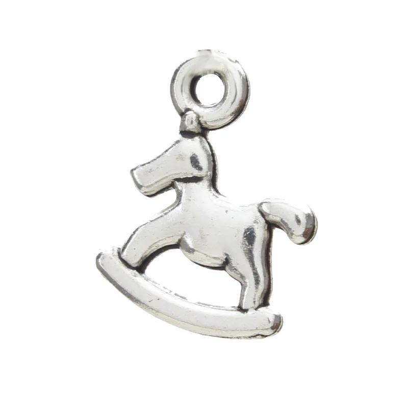 

50pcs/lot Charm Fashion Tibetan Silver Trojan is a cute pendant pendant jewelry necklace bracelet jewelry accessories 10mm x14mm