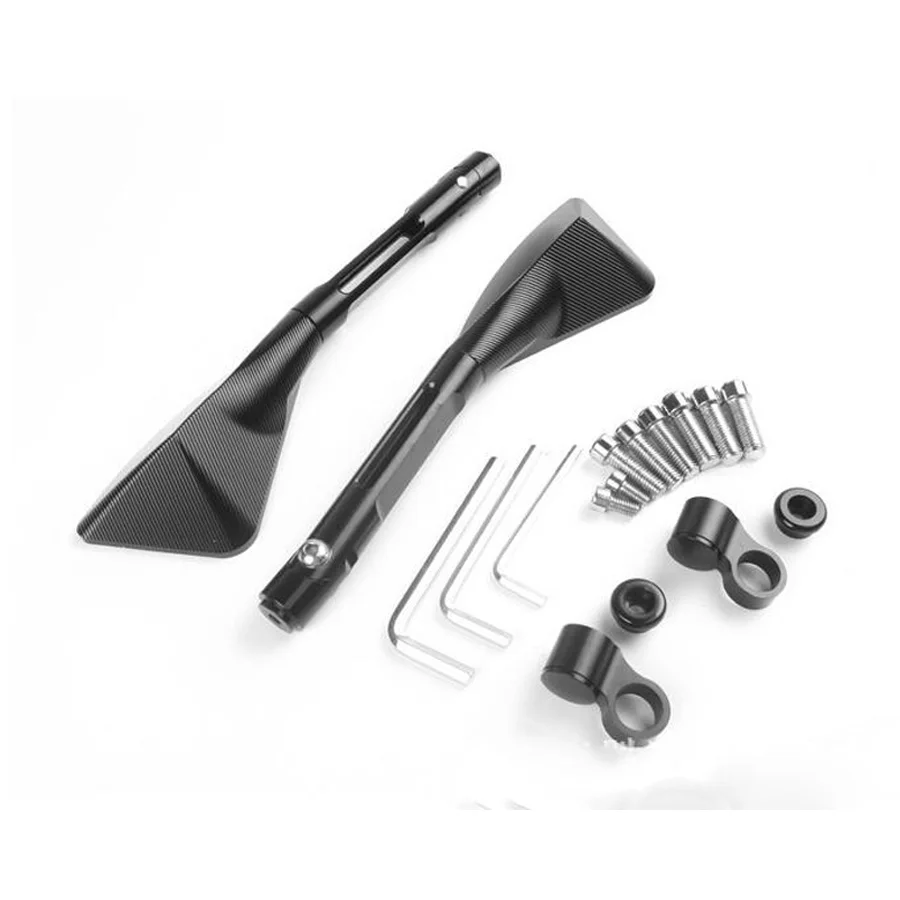 Arm Aluminum TOMOK CNC Motorcycle Rear Side Mirrors rear view mirror car mirror Universal For Street Bike Sport Bike Scooter