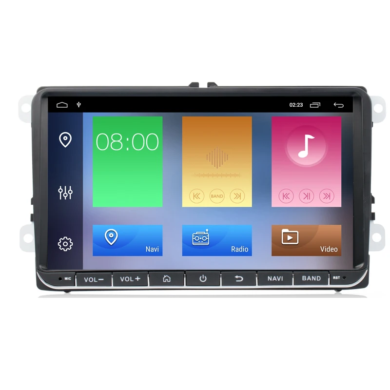 Автомобильный мультимедийный плеер Android 8 1 для VW Caravelle JETTA PASSAT/B6/CC GOLF 5/6 POLO Touran Sharan