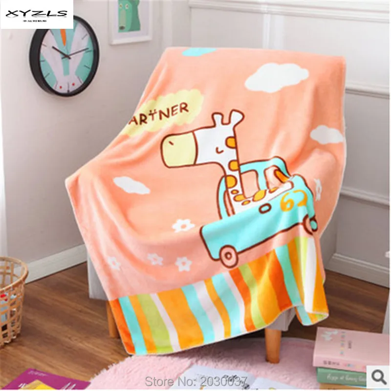 XYZLS 2016 New Home Textiles Children Cartoon Pattern Flannel Blankets