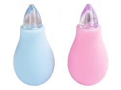 Очиститель для носа для новорожденных, аспиратор для носа, слизи, втягивающий аспиратор, основные детские аксессуары-синий