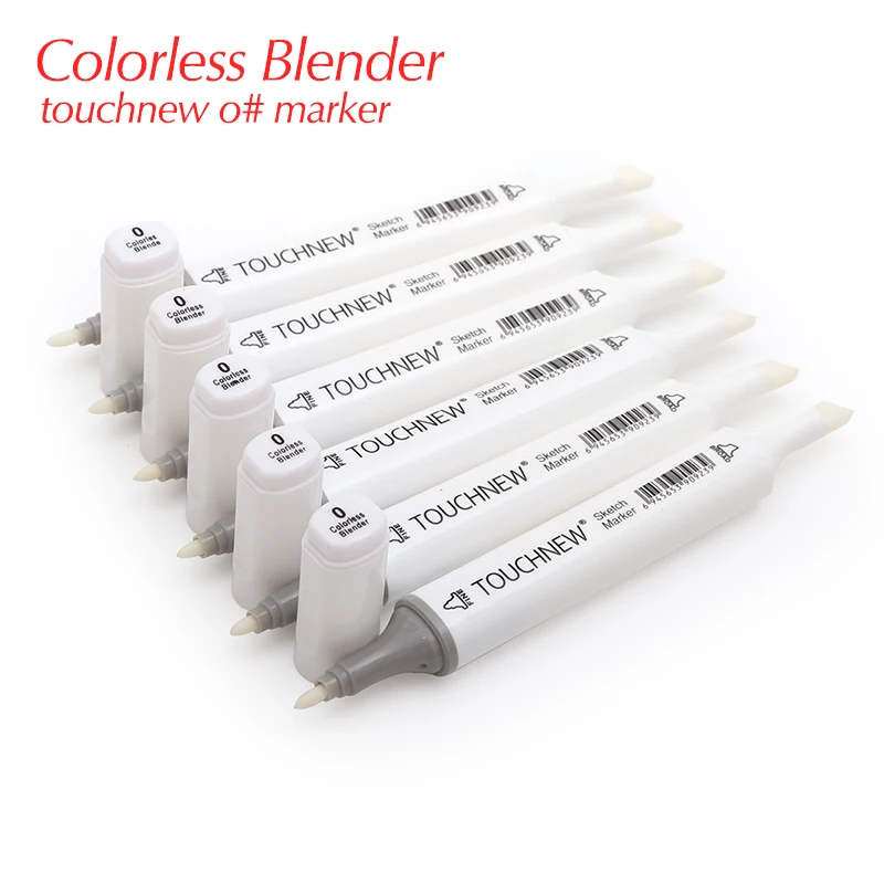 

TOUCHNEW 0# Colorless Blender Marker Alcohol Based Ink Double Head Sketch Art Marker Set For Manga Painting Supplies