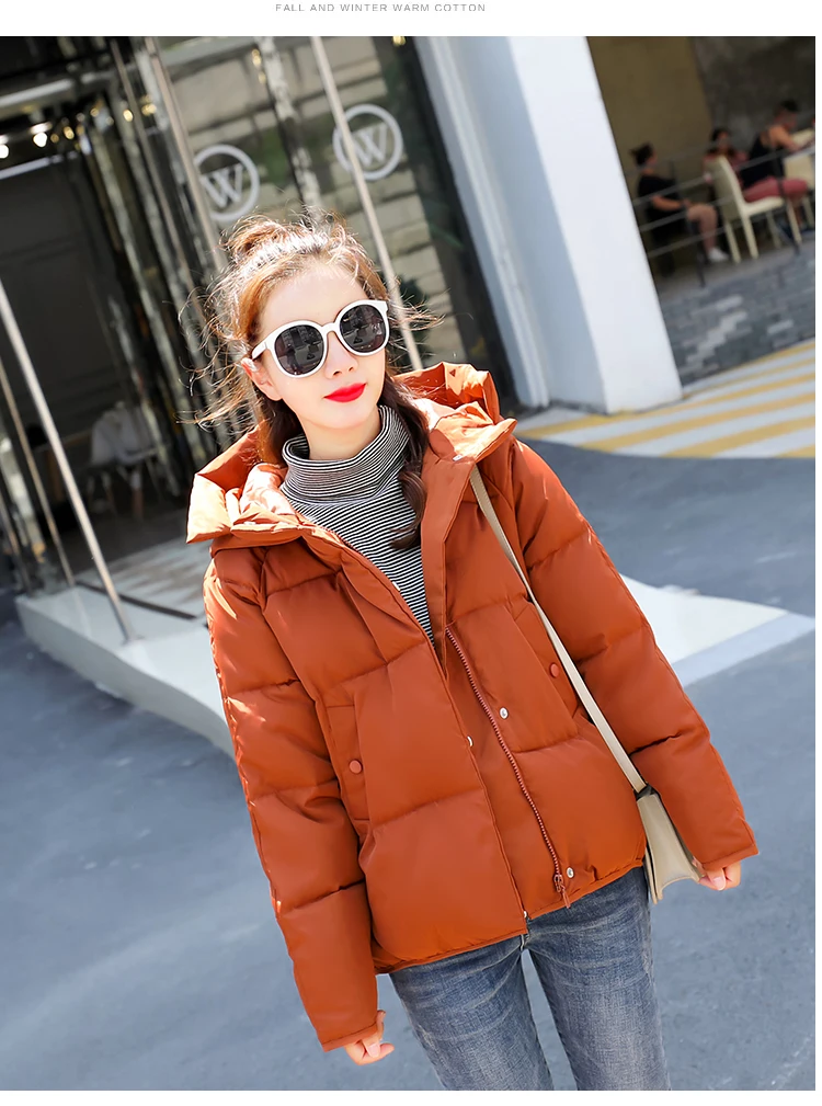 Spring Autumn Winter New 2018 hooded coat Plus Size Women Parks Long Sleeves Women Winter Coat slim Female Outwear Winter Jacket (8)