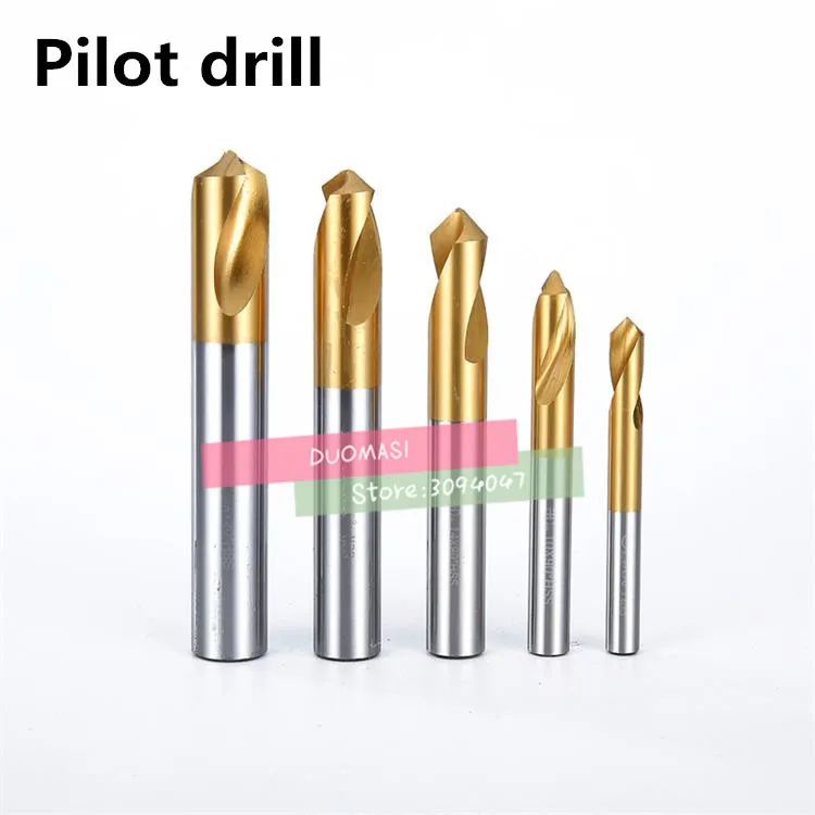 

1PCS 14*60 degrees/14*90 degrees/14*120 degrees High quality HSS-CO Titanium coating Pilot drill center drill Free shipping