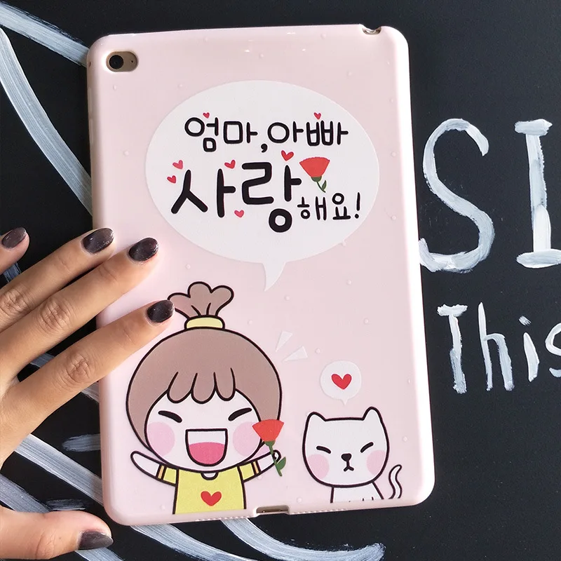 Tablet TPU Soft Case For iPad mini 1 2 3 4 Lovely Cartoon Silicone  Back Cover Case For iPad 7.9'' 2018 2017 (7)