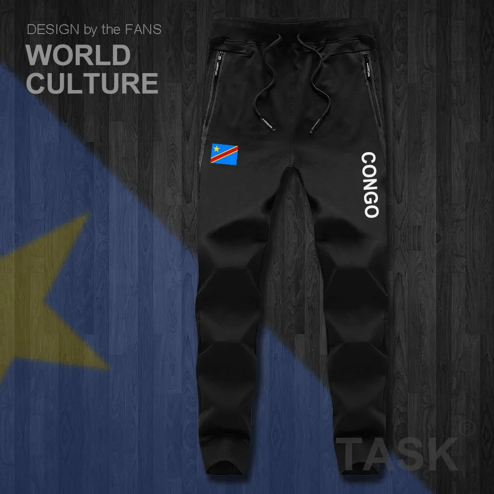 

DR Congo COD DRC DROC Congo-Kinsha Congolese mens pants jumpsuit track sweat sweatpants fitness fleece casual nation leggings