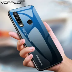 На Алиэкспресс купить чехол для смартфона gradient tempered glass case for honor 9x premium phone case silicone frame hard glass back cover for huawei honor 9x global