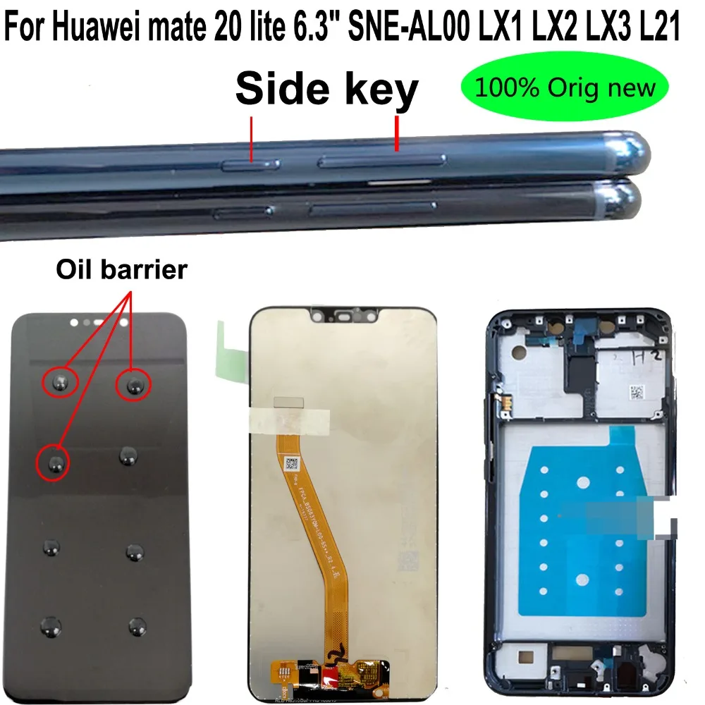 Shyueda 100% оригинальный новый 6 3 &quotдля Huawei Mate 20 lite SNE-AL00 SNE-LX1 SNE-LX2 SNE-LX3 SNE-L21 ЖК-дисплей