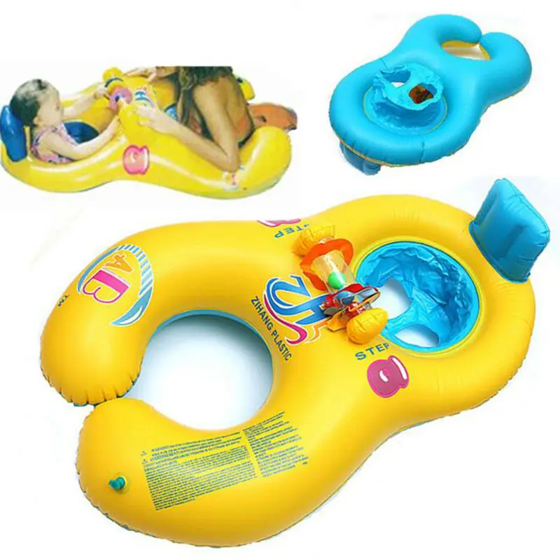 Mother And Child Swimming Circle Inflatable Baby Swimming Neck Ring