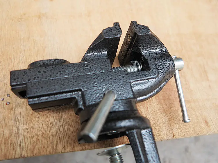 DIY настольные тиски мини полностью чугунные с углом вращения 360 градусов