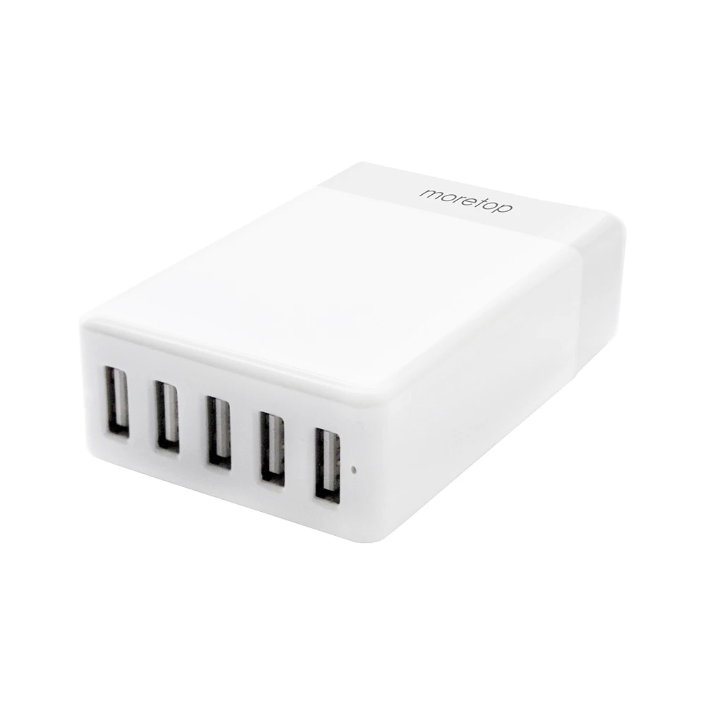 

Moretop A205 PowerPort5 USB Charger 2A 25W Charging Device 5 USB Charging Dock Station 5V/5A Universal Mobile Charger for Phone