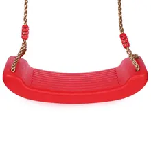 Детские уличные качели для патио, ремни, игрушки для сидения, экологические пластиковые качели для сада, дерево, веревка, сиденье, формованное для детей, подвесная площадка