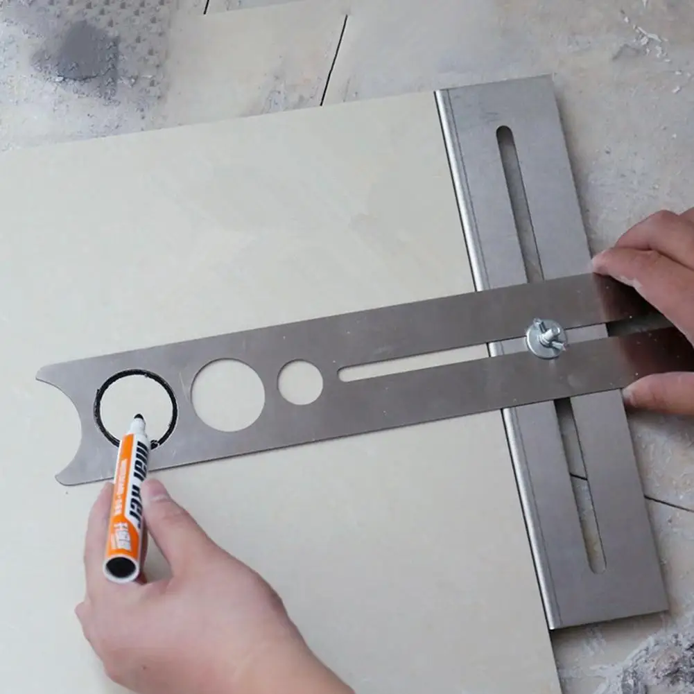 

Multi-Functional Tile Locator Puncher Tapper Adjustable Tile Fixing Decoration Accessory