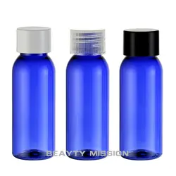 Красоты Миссия 48 шт. 30 мл Пластик винт Кепки бутылки синий реагент Parfum мини контейнер для хранения жидкости инструменты