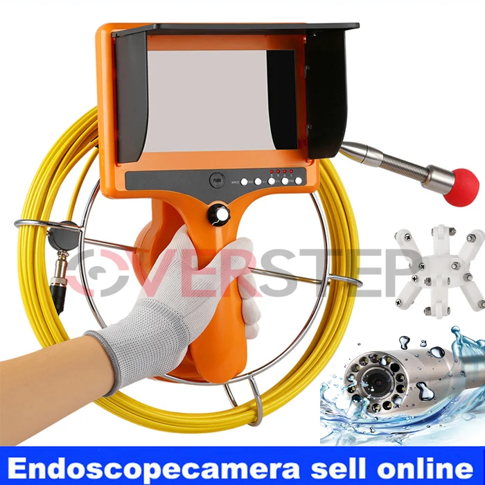 30M Drain Endoscope Pipe Inspection Camera Pipe Sewer Camera Waterproof