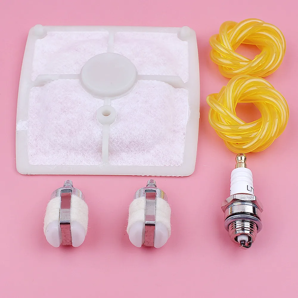 Mangueira de Linha de Combustível Filtro de ar Parte da Ferramenta Kit para Stihl Spark Plug Patrão Fazenda Motosserra Substituição Spare 041 041av