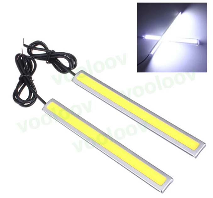

17CM Waterproof Car COB LED 12V Light High Power DRL Universal Daytime Running Fog Driving White Lamp Car Auto light Accessories