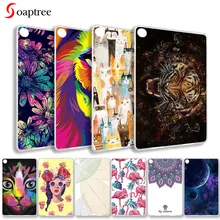 Модный чехол с рисунком s для Xiaomi Mi Pad 4 8,0 чехол 8,0 дюймов мягкий силиконовый защитный чехол с мультяшными животными