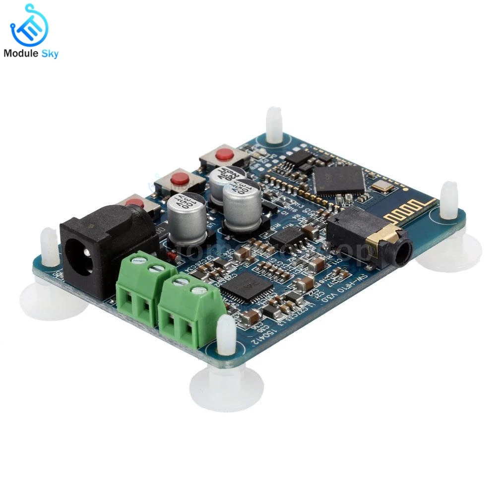 PAM8610 Bluetooth 4 0 аудио усилитель плата плеер модуль DC12V 2X10 Вт Поддержка двух каналов