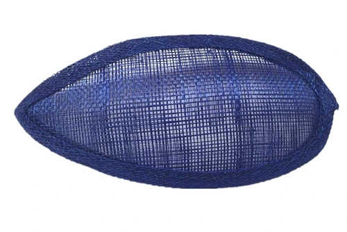 10 шт. 17*8,5 см слеза вечерняя Женская шляпка Sinamay заготовка дамские шляпы изготовление материала B066 - Цвет: Blue