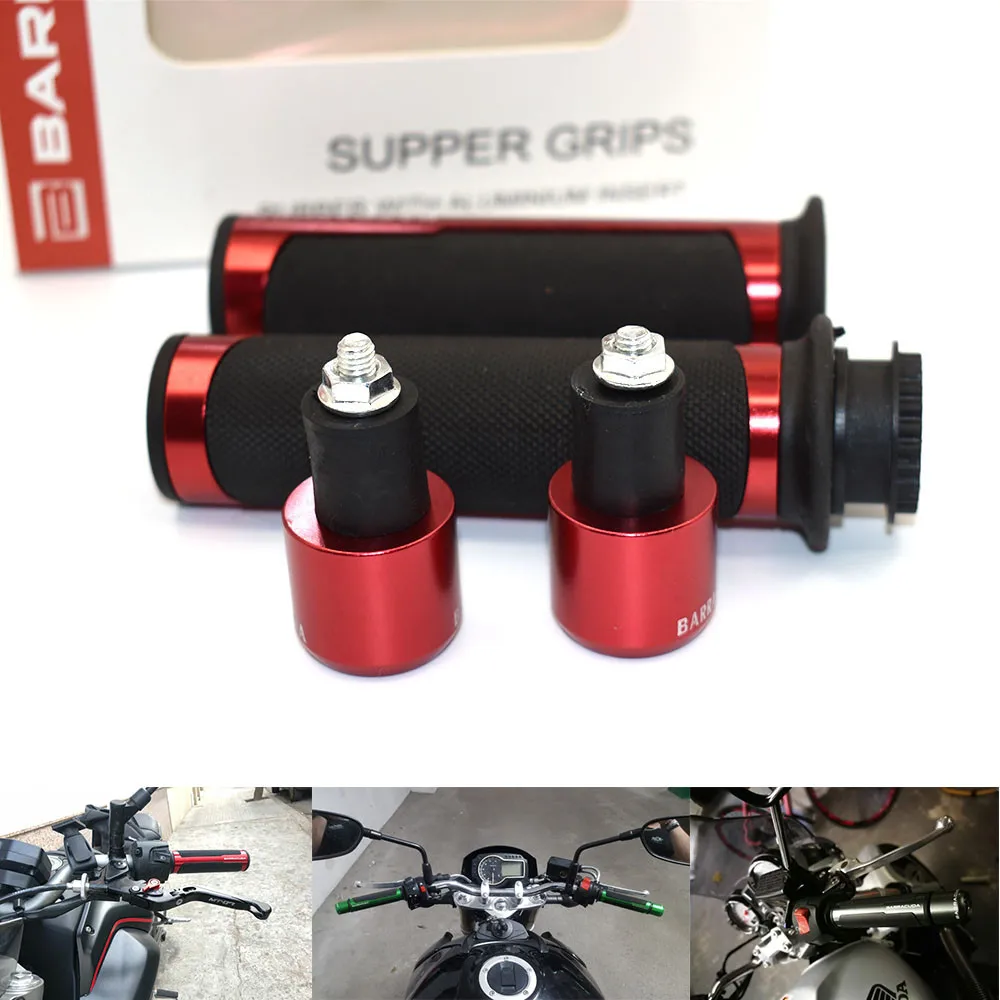 Для мотоцикла 7/8 ''рукоятка крышки/ручки руля CNC 22 мм Универсальный для Suzuki GSXR1300 GSX650F GSX1250 TL1000R GSF1250