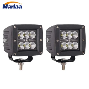 

2pcs 4" 18W Led Driving Light Bar Fog Lamp Offroad Work Lights for Jeep, Pick Up Trucks, Tractors, Motorcycle, 4WD, Vehicle