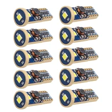 10X Car Led T10 Canbus W5W 3SMD 3030 LED Car Led Light Indicator Lights Parking Reading Lamp Canbus NO ERROR DC 12V