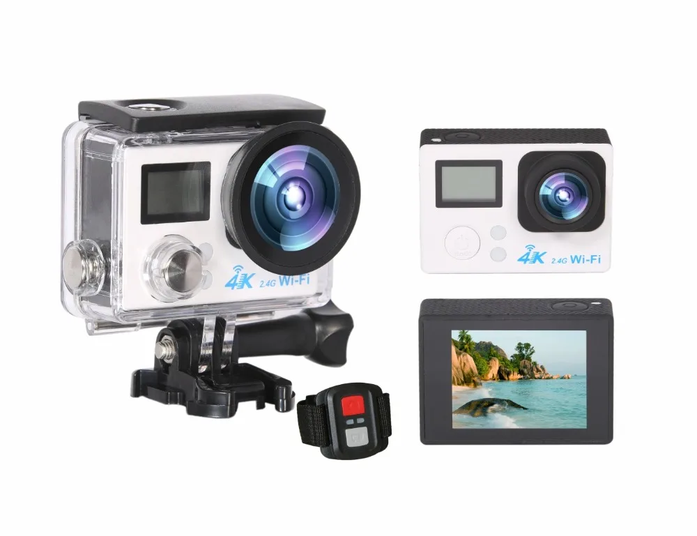 Горячая Ультра HD 4 K wifi Экшн камера 1080p 60fps Дайвинг 30 м водонепроницаемый шлем Спорт
