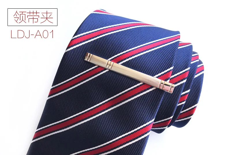 Новинка мужской официальный серебряный зажим для галстука Простой деловой зажим для галстука для мужчин Подарки для мужчин металлические трендовые мужские ювелирные изделия