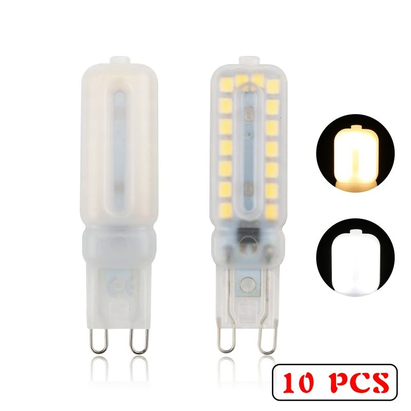 Kopen 10 stks partij G9 Led Lamp Licht 220 v Led g9 lamp 14 22 32 LEDs SMD 2835 Spotlight Voor Crystal kroonluchter Vervangen Halogeen Licht