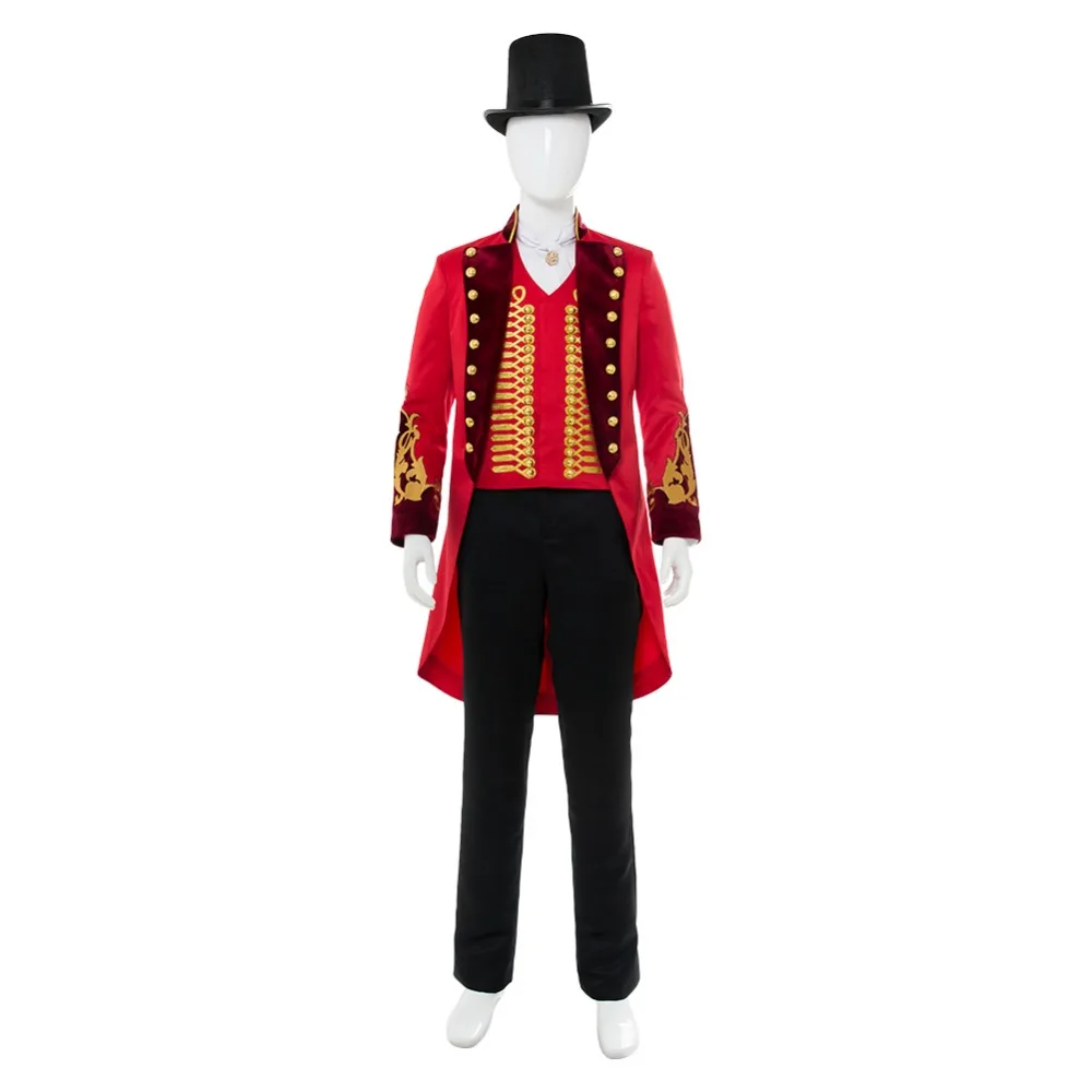 The Greatest Showman P.T. Костюм для косплея barum Хэллоуина костюм бармина униформа мага