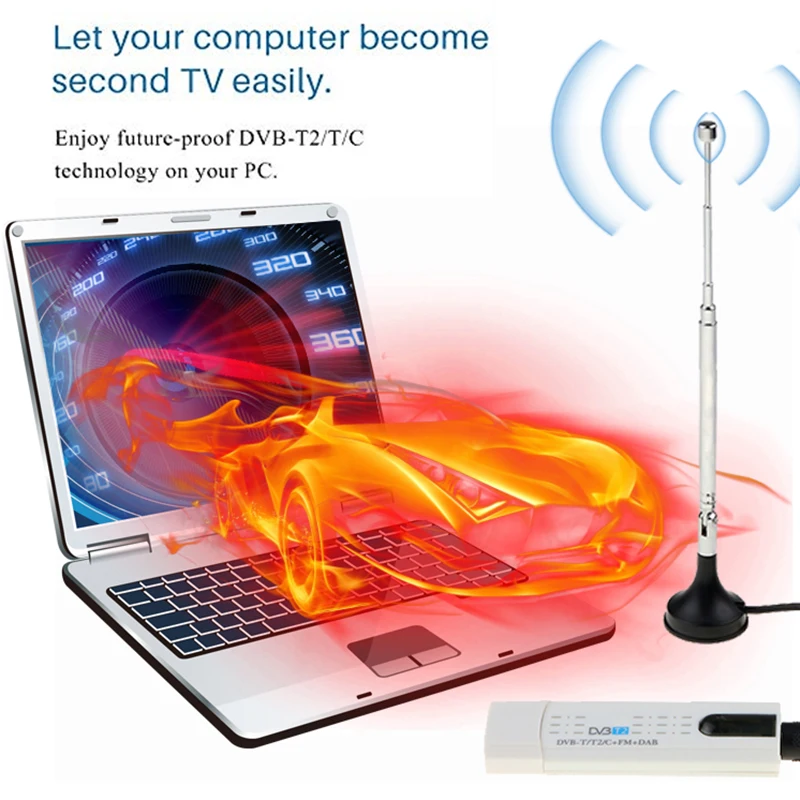 Цифровой ТВ тюнер kebidumei DVB T2 с антенной пульт дистанционного управления usb 2 0 HD