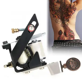 

Tattoo Professional Alloy Tattoo Machine Copper Coils Iron Liner Tattoo Machine Permanent Makeup Machine