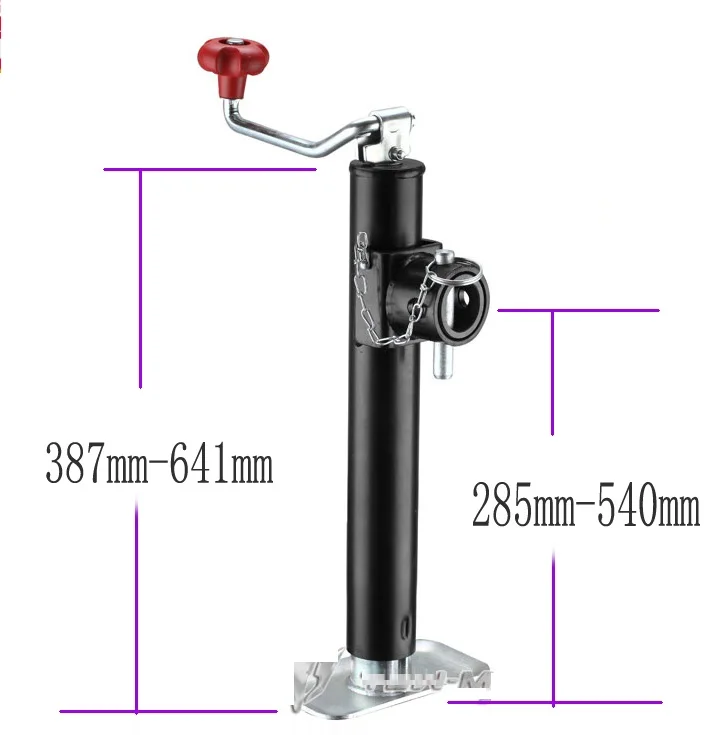 5000LB 254MM Yacht ATV UTV Trailer flat jack lifting bracket foot trailer parts |