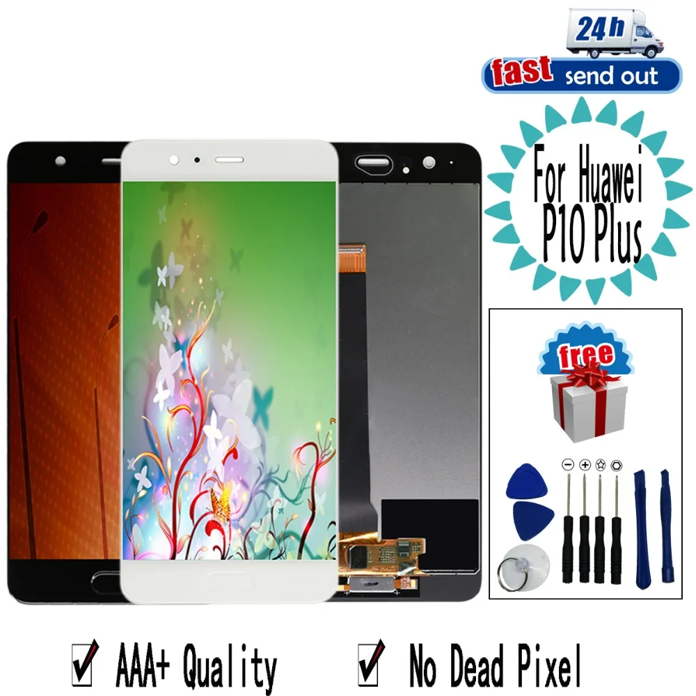 

5.5" LCD For Huawei P10 Plus LCD Display VKY-L09 VKY-L29 VKY-AL00 Touch Screen Digitizer Assembly Replacement with Frame