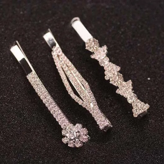 3 шт./компл.) 6 см необычно прозрачная камень заколки с прозрачным камешком комплект шпилька для волос с горным хрусталем для девушек аксессуары для волос