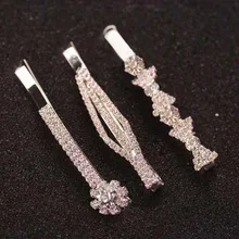 3 шт./компл.) 6 см необычно прозрачная камень заколки с прозрачным камешком комплект шпилька для волос с горным хрусталем для девушек аксессуары для волос