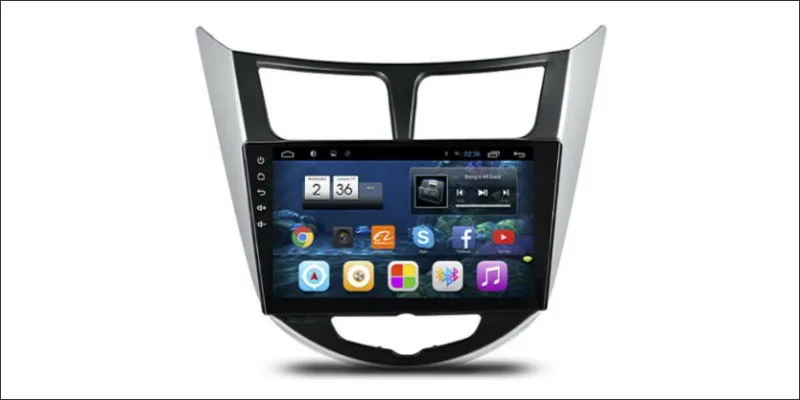 Excellent Liislee Car Android GPS NAV Navigation System For Hyundai Verna 2010~2016 Radio Stereo Audio Video Multimedia ( No DVD Player ) 0