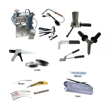 

Small Size Metal Channel Signs Making Starter Sets(Include bender, aluminum coil, LED Module, power supply)